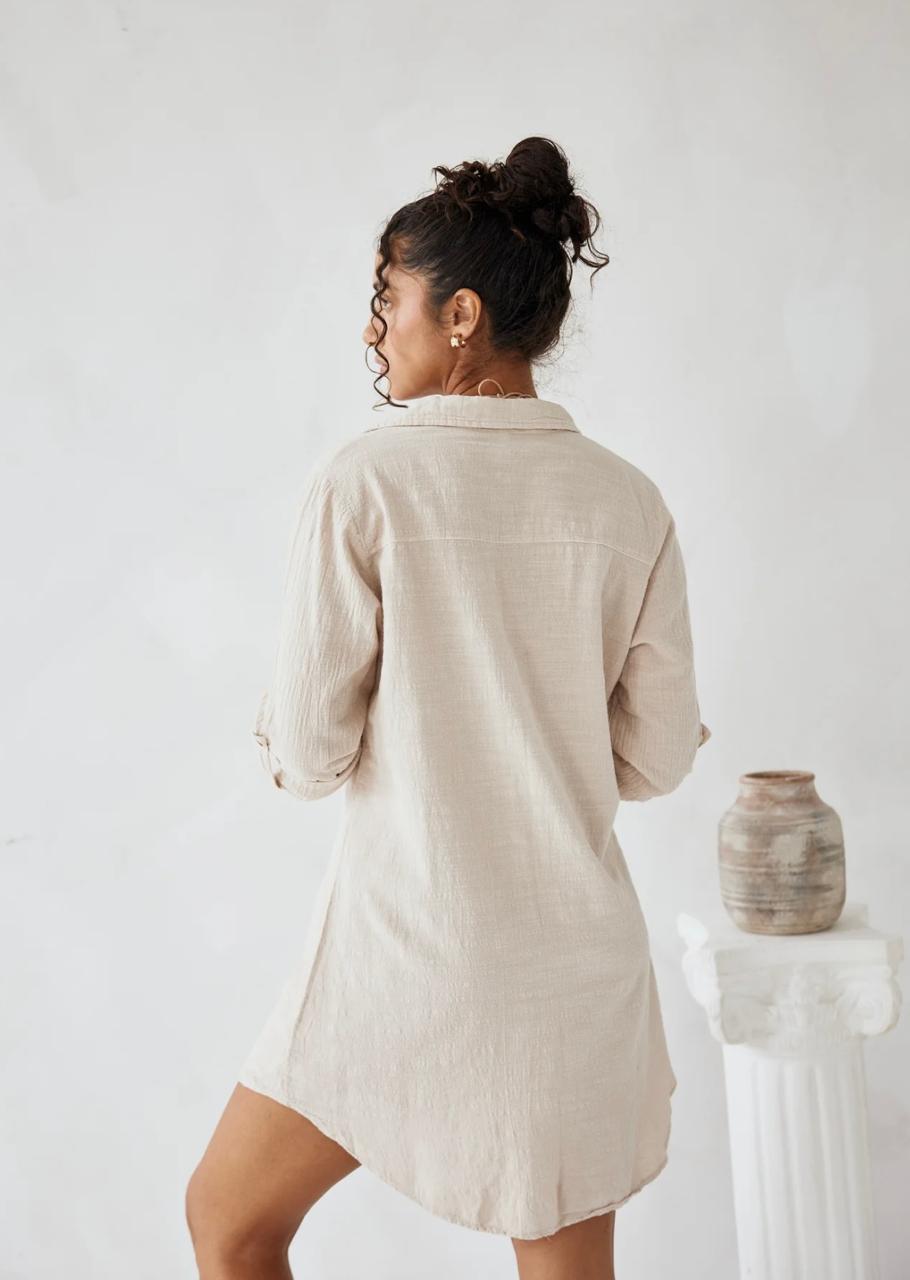 CABANA SHIRT DRESS- 49052