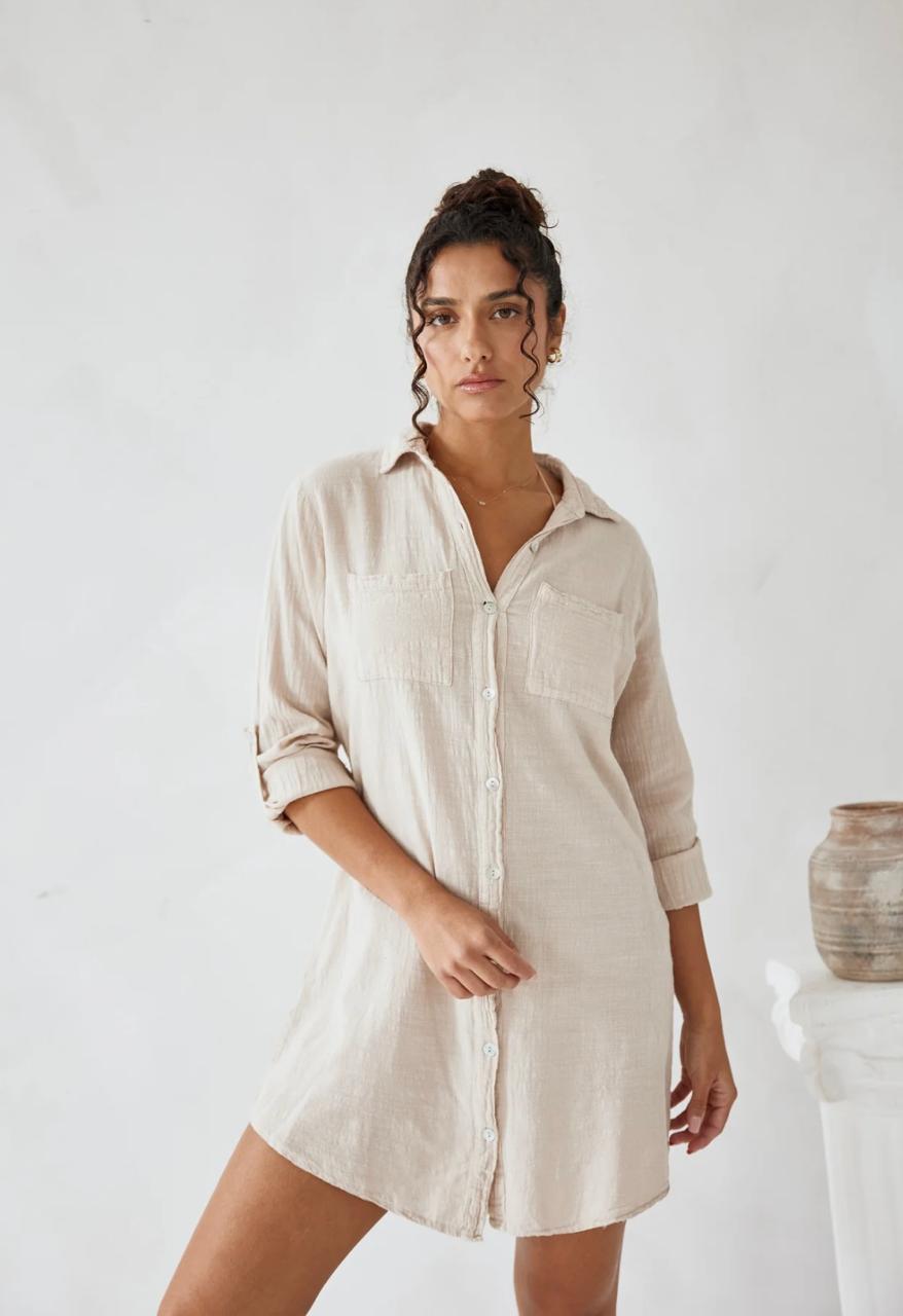 CABANA SHIRT DRESS- 49052